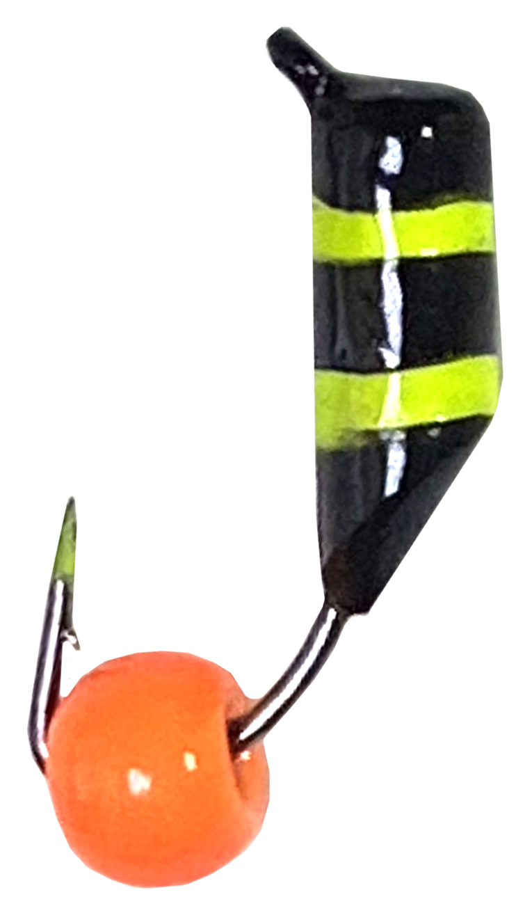 Мормышка вольфрамовая "Безнасадка" (Олта), пчелка, латунный шарик, 2,0мм