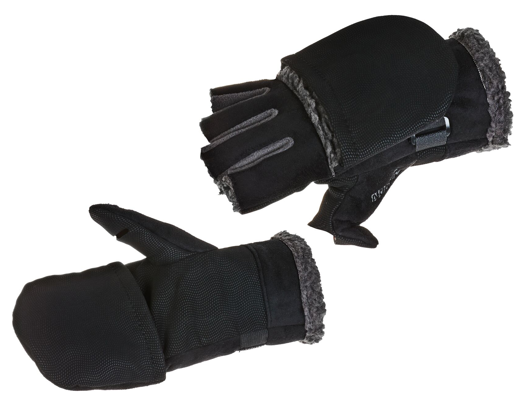 Перчатки-варежки "AURORA Black" (Norfin), p.XL